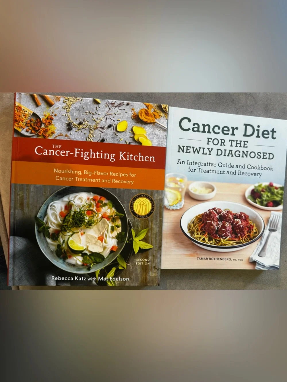 Two NEW CANCER DIET & fighting cookbooks